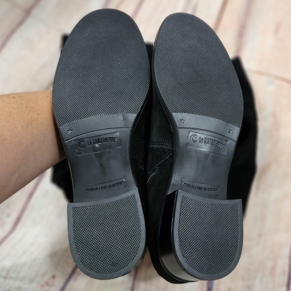 NEW La Canadienne | Passion Black Suede Riding Boot - Picture 5 of 10